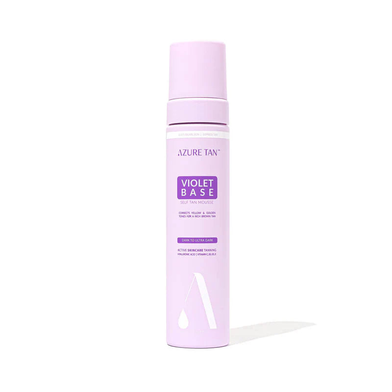 Azure Tan Self Tan Mousse – Violet Base – Dark to Ultra Dark 200ml