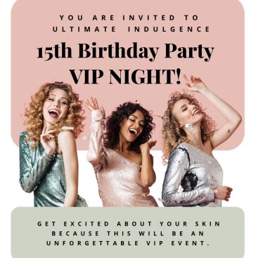 VIP 15 yr B'day Ticket